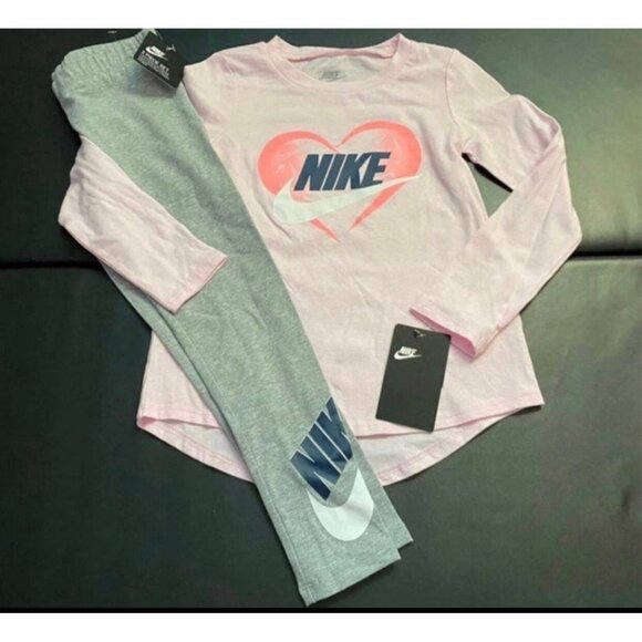 NWT Nike Leggings & Tunic Set Girls Size 6